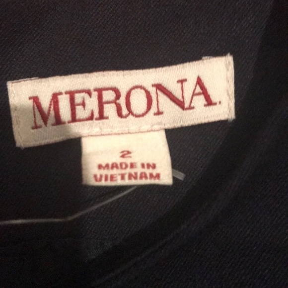 Merona Bi-Stretch Twill Dress in Federal blue navy - Picture 6 of 6